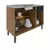 (Classe A) Balcão 120cm 3 Portas Thalita Nogal Manchester/Preto - comprar online