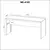 (Classe A) Mesa Para Escritório 2 Lugares 180cm ME4185 Branco