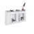 (Classe A) Cama Solteiro Juvenil Articulável Horizontal 80 Hanover Branco - loja online