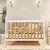 Imagem do (Classe A) Berço Mini Cama 3 em 1 100% Mdf Maya Espresso Móveis Branco Brilho/Amêndoa
