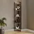(Classe C) Torre de Canto 5 Prateleiras Freijo/Preto Fosco - comprar online