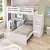 (Classe A) Beliche Star Office Infantil/ Juvenil Multifuncional com Escrivaninha Casatema Branco Perfect Wood - comprar online