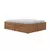 (Classe C) Cama Queen 4 Gavetas Madeira Maciça Beauty Espresso Móveis Amêndoa - Casa Saldão