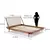 (Classe C) Cama de Casal/Queen Lunna Madeira Maciça Walnut - loja online