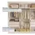 (Classe A) Guarda Roupa Casal Premium Cronos 205,9cm 3 Portas 4 Gavetas Espresso Móveis Branco - comprar online