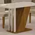 (Classe A) Conjunto Sala de Jantar com 4 Cadeiras Miami Freijó/Off White/Palha na internet