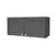(Classe A) Armário Aéreo 2 Portas 80cm Paris Chumbo - comprar online