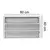 (Classe A) Janela de Alumínio Basculante 60x80cm Linha Plus Lux Esquadrias Branco - loja online