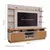 (Classe A) Estante Home para TV até 65 Polegadas Ripado 2 Portas Ravena Yescasa Off White/Nature na internet