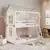(Classe A) Beliche Montessoriana Casa dos Sonhos Branco/cinza
