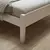 (Classe C) Cama Casal 140cm Turca Slim em Madeira Maciça Branco - Casa Saldão