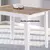 (Classe A) Mesa de Jantar Retangular 110x68cm Nicoli Mel/Branco - comprar online