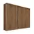 (Classe A) Guarda Roupa Casal Premium Pearl 205,9cm 3 Portas 4 Gavetas Espresso Móveis Freijó - comprar online