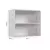 (Classe A) Armário Aéreo 2 Portas 80cm Puxador 150cm Ipanema Cabecasa Madeiramadeira Fendi Trama/Branco - loja online