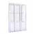 (Classe A) Porta de Aço de Correr 215x160cm Minas Sul MGM Branco