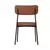(Classe A) Kit 2 Cadeiras para Sala de Jantar Mona Yescasa Preto/Whisky - comprar online