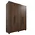 (Classe A) Guarda-roupa Solteiro 4 Portas 3 Gavetas Roma Espresso Móveis Imbuia - comprar online