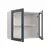 (Classe A) Armário Aéreo 2 Portas 80cm com Porta de Vidro Arizona Branco/Azul na internet