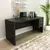 (Classe A) Mesa para Escritório 155cm com 3 Gavetas Reversível ME4113 carvalho