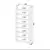 (Classe A) Sapateira 8 Prateleiras AZ1006 Amêndoa/Branco - loja online