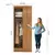 (Classe A) Módulo para Guarda-roupa Smart Canto 1 Porta Espresso Móveis Cinamomo/Chumbo na internet