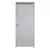 (Classe A) Kit Porta de Madeira 210x82cm Batente 18cm Lisa Primer Uniportas Branco - comprar online