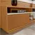 (Classe A) Rack para TV até 75 Polegadas 100% MDF Ripado Granada Naturalle/Off White - Casa Saldão