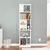 (Classe A) Estante Alta 9 Nichos 178cmx48cm Piratini Branco