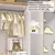 Imagem do (Classe A) Guarda roupas Infantil 3 Portas com Janela e 3 Gavetas 100% MDF Lana Espresso Móveis Branco Brilho/Amêndoa