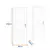 (Classe A) Porta de Alumínio Laminada 210x60cm Soft Plus MGM Branco Neutro na internet