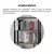 (Classe A) Estante 4 Prateleiras 1 Nicho 1 Porta Basculante Mdp Match Pinho/Preto