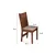 (Classe A) Conjunto de Sala de Jantar Mesa Retangular Giovana com 4 Cadeiras Elane Naturalle/Off White - Casa Saldão