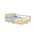 (Classe A) Cama Infantil Casal Montessoriano Wave com Rattan Casatema Branco/Natural na internet