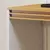 (Classe A) Escrivaninha 120cm 1 Porta 1 Gaveta 100% MDF Madrid Off White/Naturalle - Casa Saldão