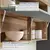 (Classe A) Armário Aéreo 1 Porta Basculante Ripado Marquesa 120Cm 100% Mdf Nature/Verde - comprar online