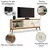 (Classe A) Rack Bancada para Sala Tv até 60 Polegadas Star Cedro/off White Cedro / Off White - loja online