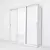 (Classe A) Guarda-Roupa Casal com Espelho 3 Portas de Correr Muriqui Maxx CabeCasa MadeiraMadeira Branco - comprar online