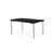 (Classe A) Conjunto Mesa Iza 120x90cm Tampo MDF/Vidro 4 Cadeiras Natani Cromado/Preto na internet