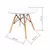 (Classe A) Mesa Redonda Infantil 60cm Eames Dsw Branca/Madeirado na internet