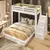 (Classe A) Beliche Family Adulto com Cama Casal Star Plus Casatema Branco Perfect Wood - comprar online