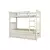 (Classe C) Treliche Solteiro 3 Gavetas Branco Lavado - comprar online