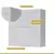 (Classe C) Armário 2 Portas Basculante Marquesa 80Cm 100% Mdf Branco
