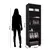 (Classe A) Estante para Livros 5 Prateleiras 188cmx60,5cm Office Preto TX - loja online
