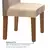Imagem do (Classe A) Conjunto Sala de Jantar Mesa Tampo MDF 4 Cadeiras Espanha Yescasa Chocolate/Off White/Suede Bege