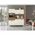 (Classe A) Armário Cozinha Compacta Isis 5 Portas 2 Gaveta Atacama Off White - Aramóveis Off White
