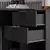 (Classe A) Mesa de Escritório em L 2 Gavetas 3 Nichos Office NT 2060 Preto TX - Casa Saldão