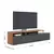 Imagem do (Classe A) Rack para TV até 70 Polegadas 3 Portas Logan Noce Milano/Preto
