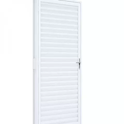 (Classe A) Porta de Aço de Giro Laminada 215x60cm Riobras Branco