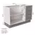 (Classe A) Balcão para Pia 120cm sem Tampo Arizona Branco/Cinza Claro - loja online