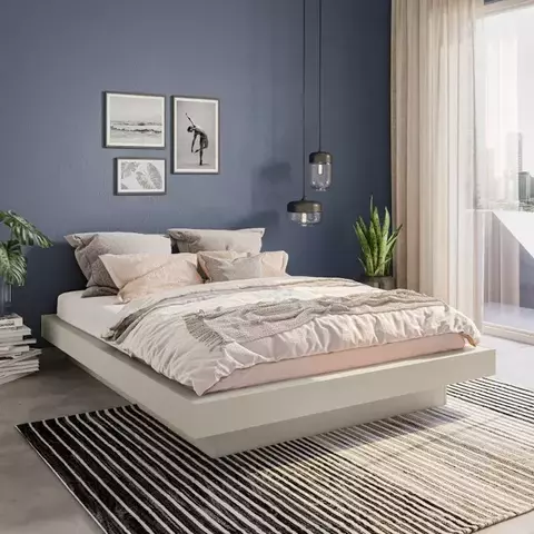 (Classe A) Cama Casal/Queen Off White